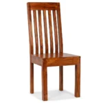 x4 Handmade Modern Dining Chairs - Solid Acacia Wood - 42 x 49 x 90cm