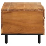 Engineered & Acacia Wood Coffee Table - 80 x 50 x 40cm