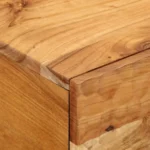 Engineered & Acacia Wood Coffee Table - 80 x 50 x 40cm