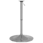 Round Adjustable Home Bar Table - Solid Beech Wood - 60 x 89.5cm