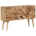 Sideboard - Solid Mango Wood - Natural - 110 x 30 x 70cm