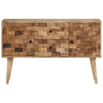 Sideboard - Solid Mango Wood - Natural - 110 x 30 x 70cm