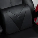 Racing Style Reclining Office Chair - Black Faux Leather