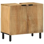 3 Piece Bathroom Furniture Set - Solid Mango Wood