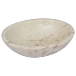 Oval Marble Basin - Cream - 53 x 40 x 15cm