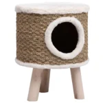 Cat Bed With Wooden Legs - Segrass - 30 x 41cm