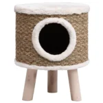 Cat Bed With Wooden Legs - Segrass - 30 x 41cm