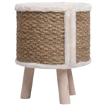 Cat Bed With Wooden Legs - Segrass - 30 x 41cm