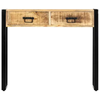 Console Table - Solid Mango Wood - 90 x 30 x 75cm