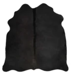 Real Cow Hide Rug - Black - 150 x 170cm