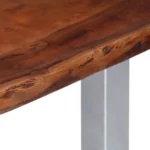 Live Edge Coffee Table - Solid Acacia Wood - 115 x 60 x 40cm