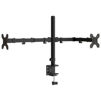 Double monitor support VESA Mount - 75/100mm black steel