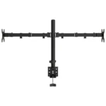 Double monitor support VESA Mount - 75/100mm black steel